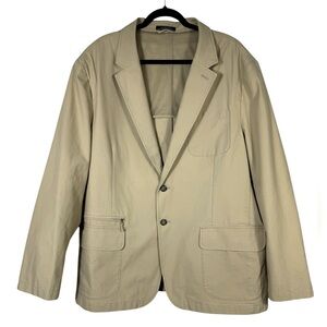 L.L. Bean Men's Khaki Outdoor Specialties Blazer Size 52